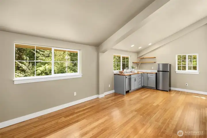 ADU Kitchenette and Living Space