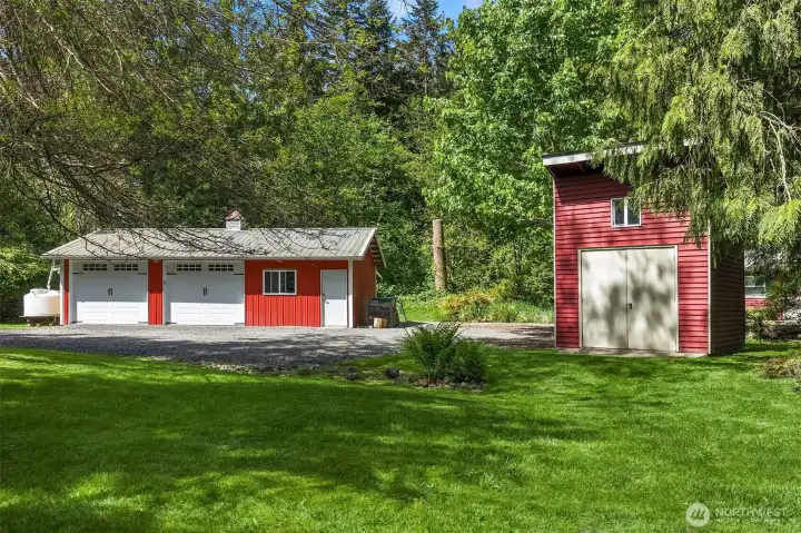 2 Car Shop & Storage Shed
