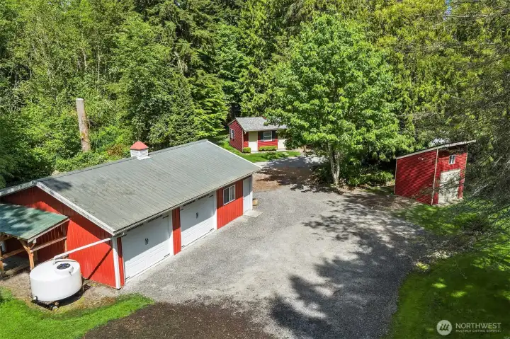 2 Car Shop & Storage Shed