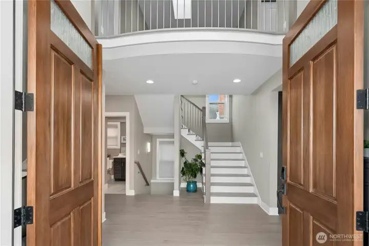 Grand entrance to the foyer