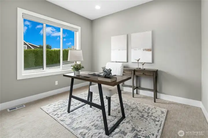 Main level study/home office (or a bedroom)