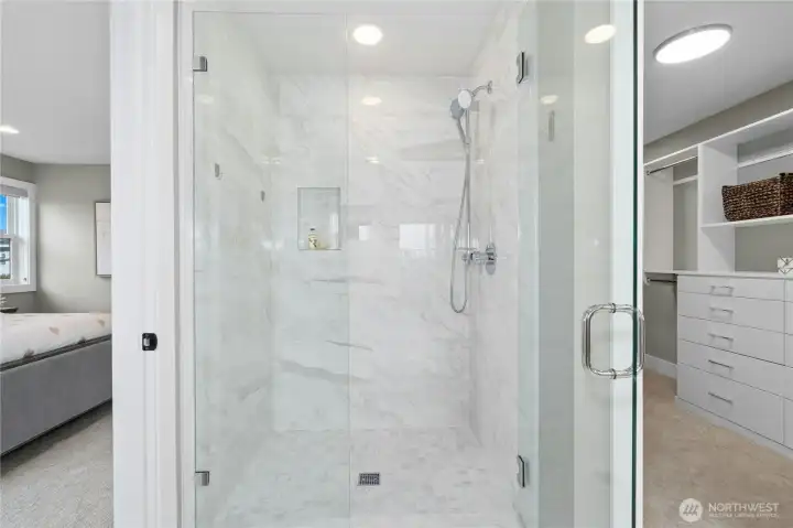 Primary bathroom - shower