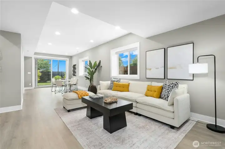 Spacious great room
