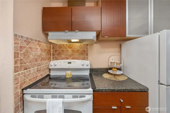 Newer stove and fridge
