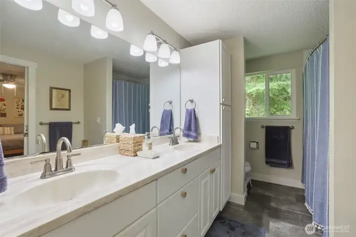 Bathroom off the primary - double sink vanity Bathroom off the primary - double sink vanity