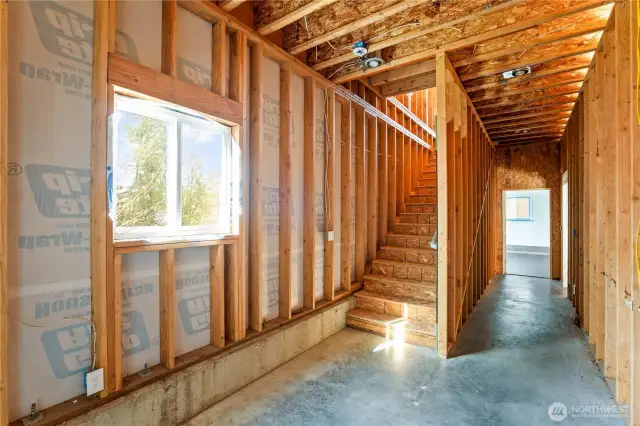 Walk upstairs to the huge loft space above the shop!