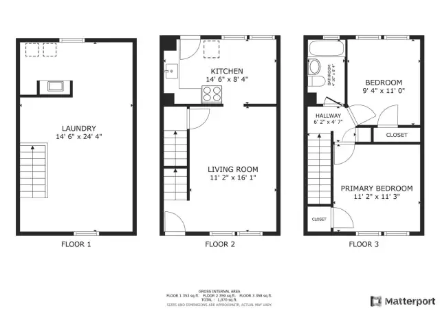 #1505 - Floorplans w/ sq ft