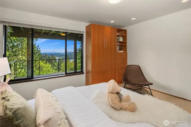 Lake views in the 3rd bedroom, too!