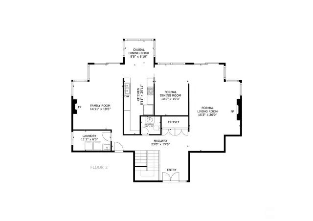 Second Floor (Main Level)