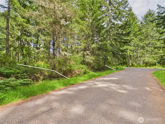 Approximate lines of where the lot is - Buyer to verify