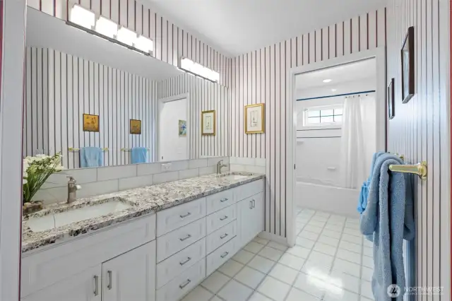 Second level bathroom