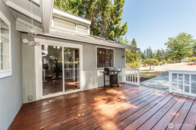 Large porch to enjoy the outdoors.