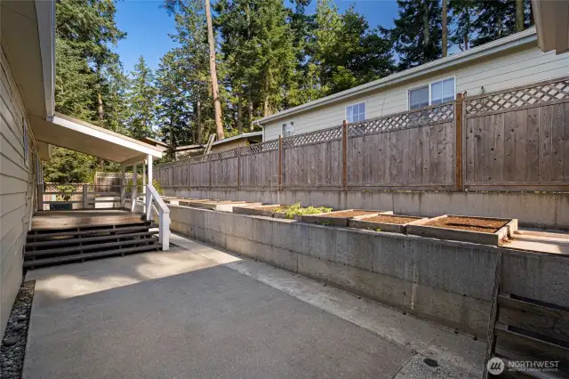 Raised garden beds
