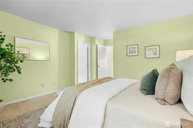 Primary Bedroom with  Walk in closet