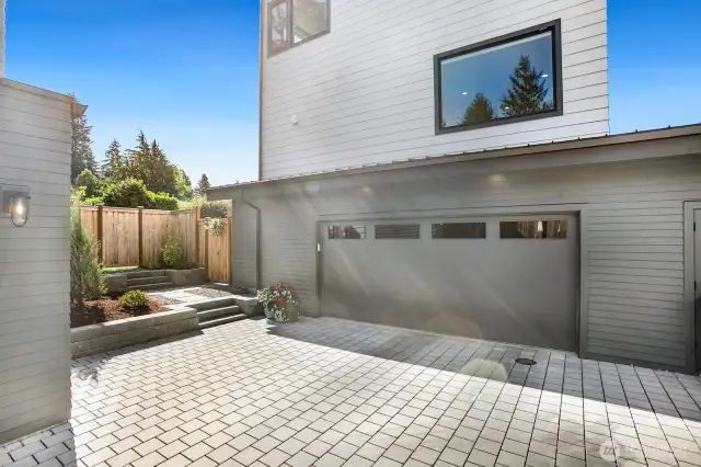 exterior of two car garage