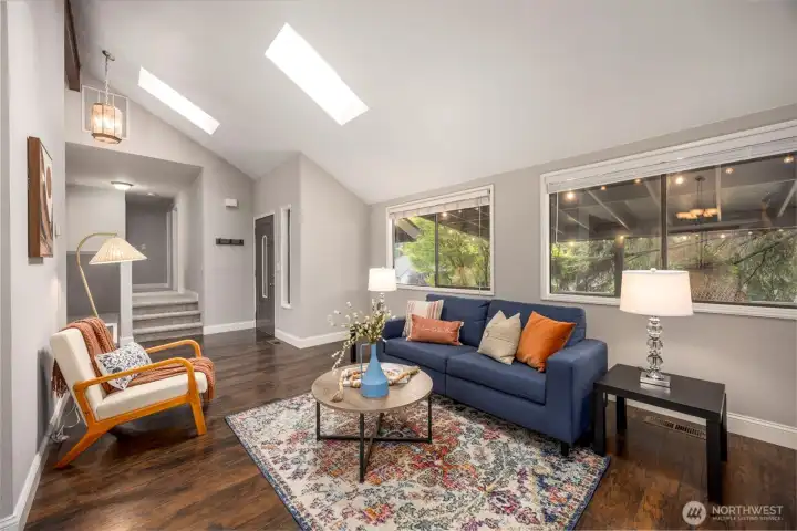 Living Room off of entry
