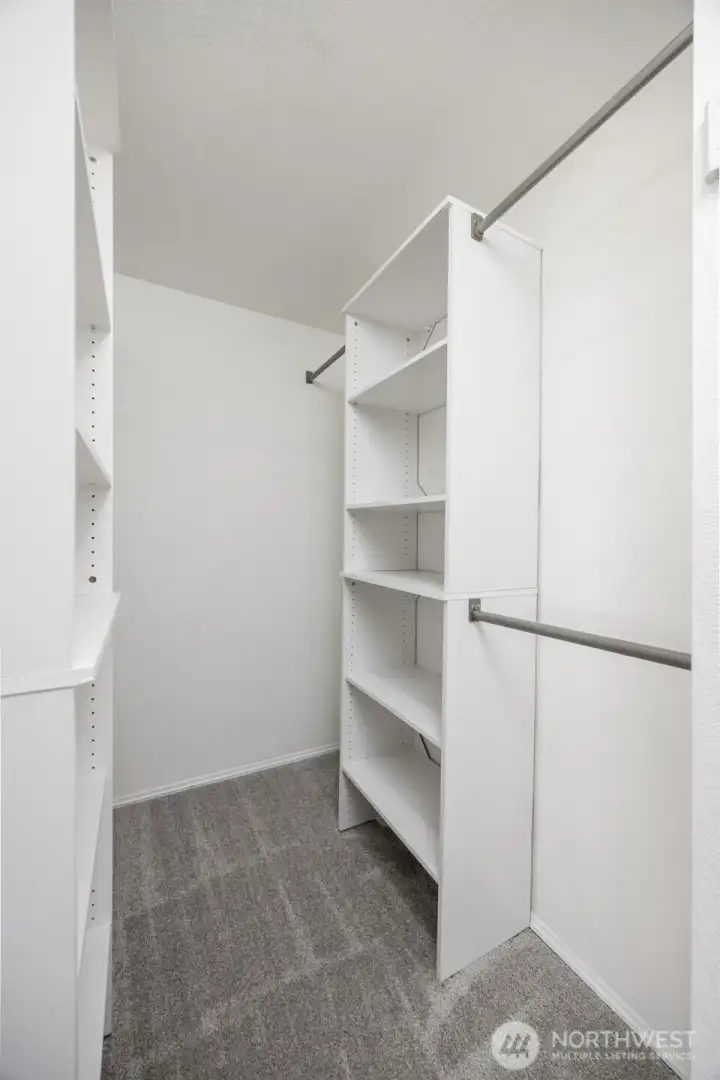Primary walk-in closet