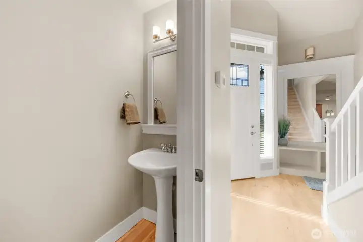 Main level ½ bath