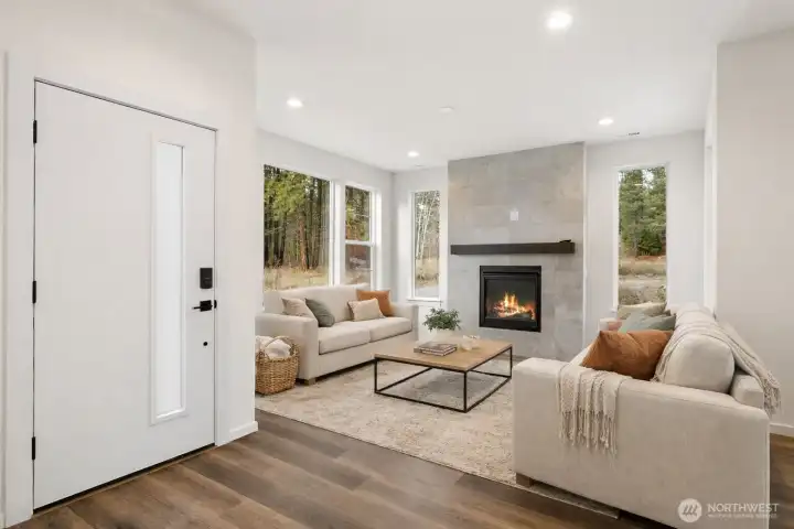 Photos, plans and elevations may be examples representing the community, community  amenities, homes or artist’s renderings that may not accurately represent the actual  condition of a homesite or home as constructed, and may also contain options and  upgrades which are not included in the sale. Trailside Homes reserves the right to make  changes to floor plans, specifications, dimensions, design and elevations without prior  notice. Stated dimensions and square footage, if applicable, are estimated and should  not be used as representations of the home’s actual size