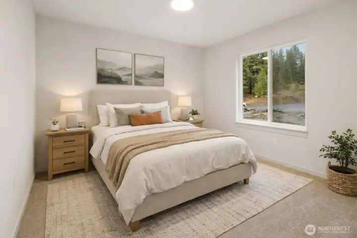 Photos, plans and elevations may be examples representing the community, community  amenities, homes or artist’s renderings that may not accurately represent the actual  condition of a homesite or home as constructed, and may also contain options and  upgrades which are not included in the sale. Trailside Homes reserves the right to make  changes to floor plans, specifications, dimensions, design and elevations without prior  notice. Stated dimensions and square footage, if applicable, are estimated and should  not be used as representations of the home’s actual size