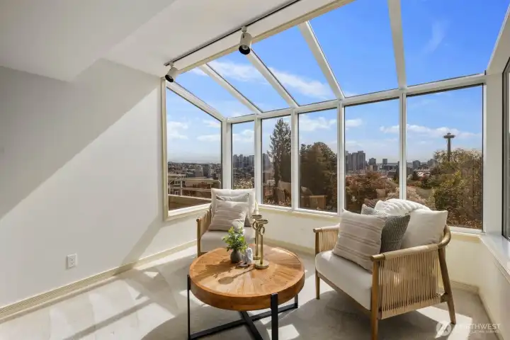 Could there be a more perfect place to enjoy your morning coffee?