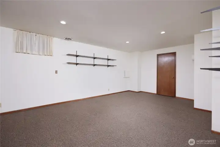 basement family room