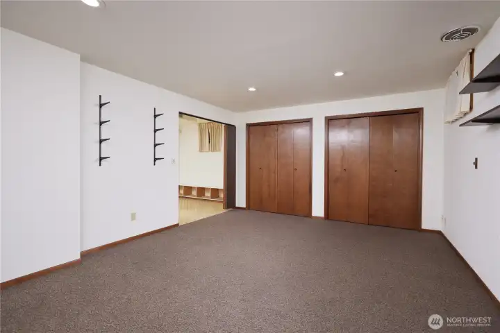 basement family room