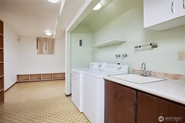 laundry area