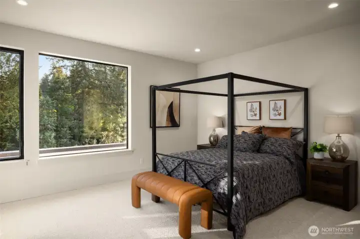 All five bedrooms are spacious