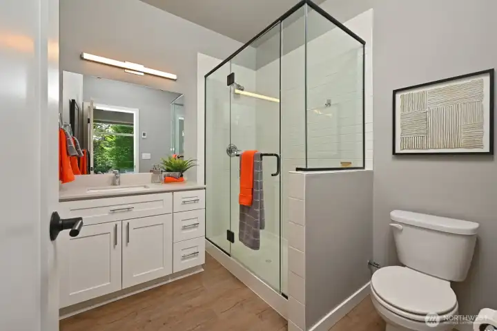 3/4 Primary bathroom.