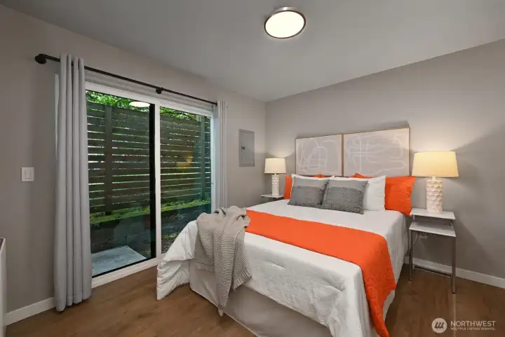 Good size third bedroom; perfect for guests or a home office.