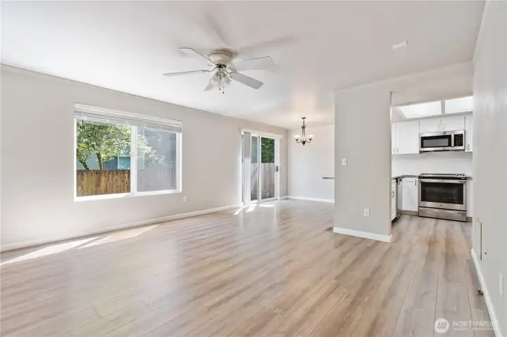 Spacious living space