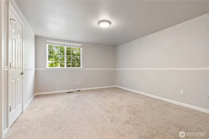 Primary Suite with walk in closet and bath