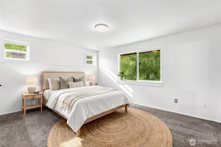 Primary Bedroom (Upper/Virtually Staged)