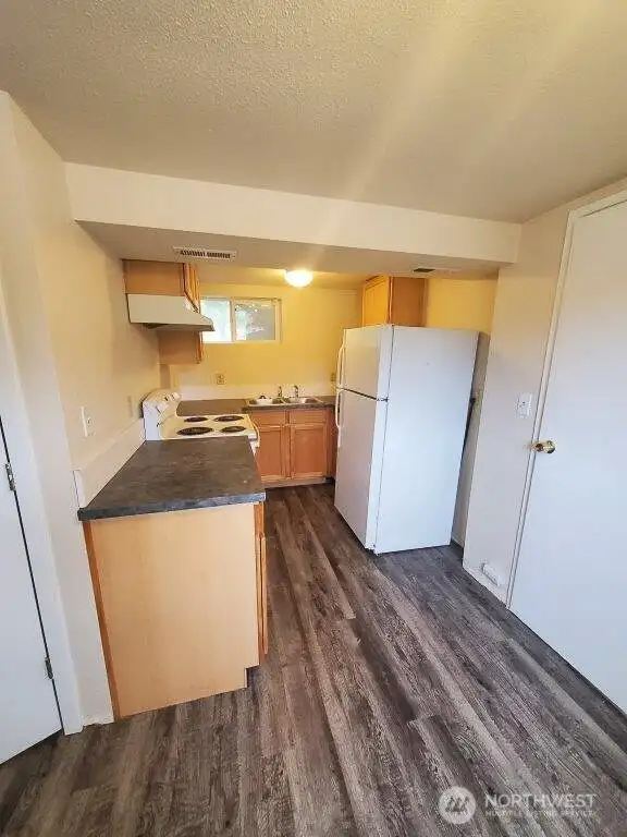 Unit B kitchen.