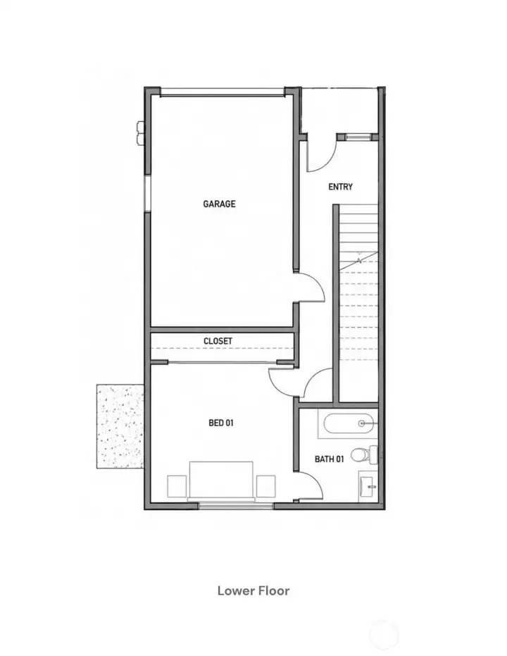 Lower floor
