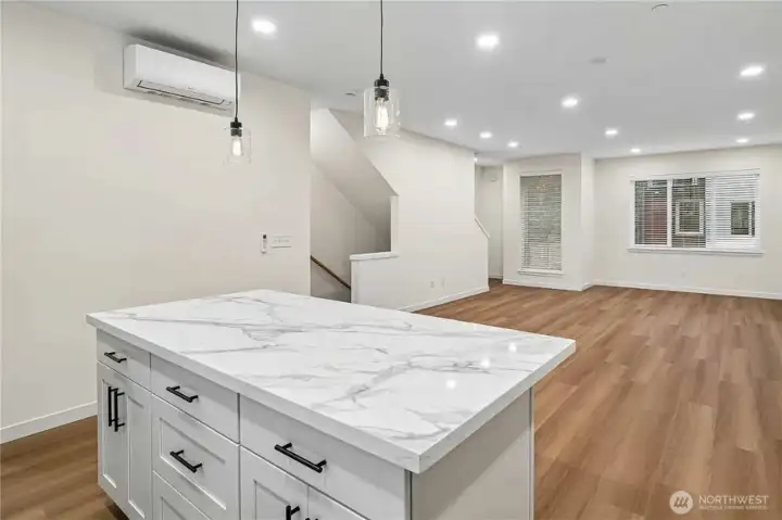 Representative image from a completed project provided as an example of the anticipated kitchen finishes, materials, and overall design aesthetic for this development. Actual finishes may vary.