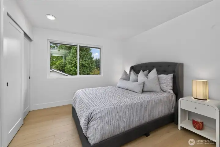 All of the bedrooms get great natural light!