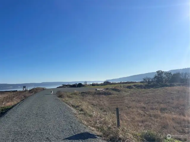 Ownership includes access to Greenbank Beach Club - looking east towards Camano Island and Cascade Mountains