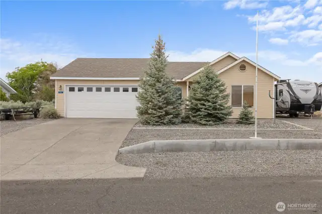 Front of home.