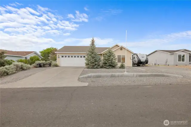 Front of home.