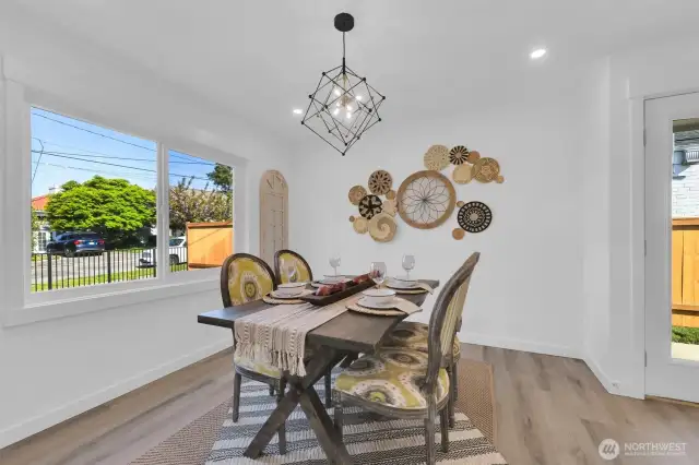 Light bright interior with easy maintenance vinyl plank flooring, LED lighting - 8042 19th Ave NW, Seattle, WA 98117