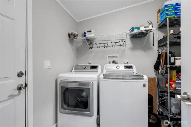 View of utility room from kitchen