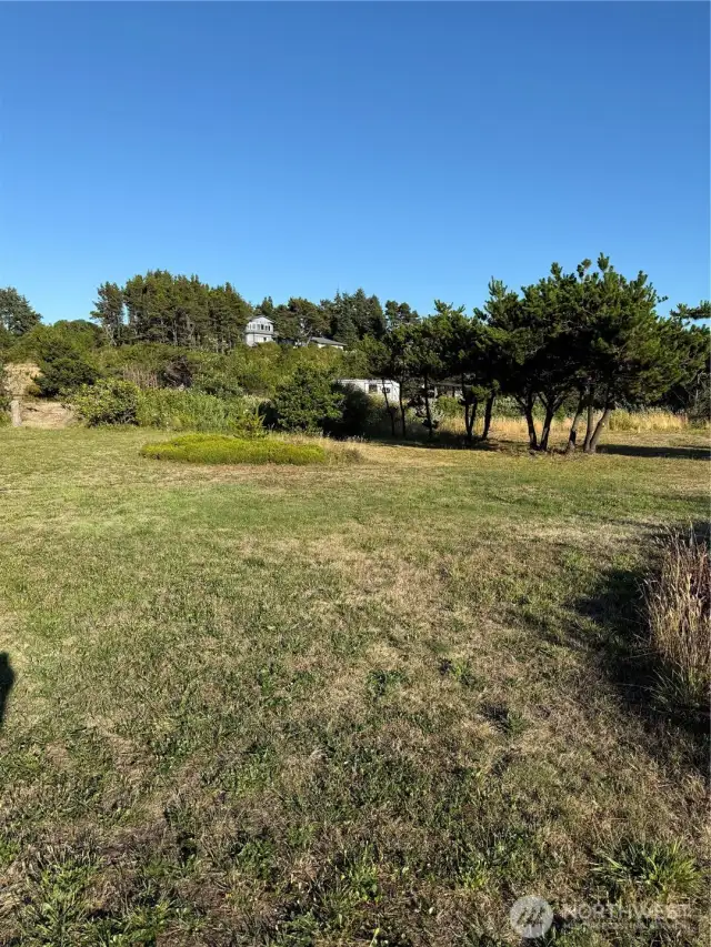 View from the road, note the depth of the property.