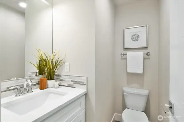 Bathroom off the main living space