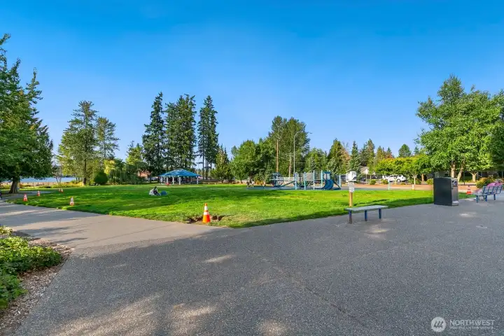 The beach and park just minutes away