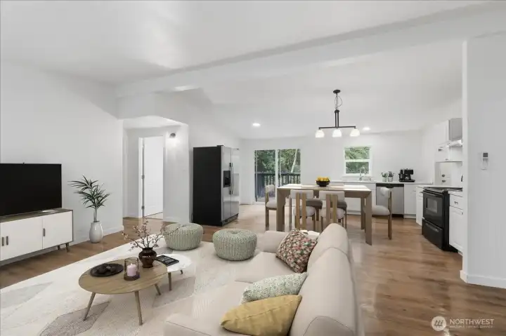 Plenty of natural light