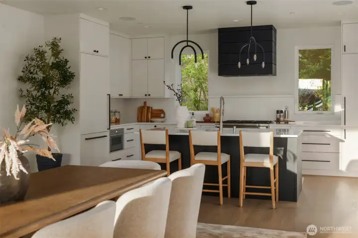 Kitchen on main level