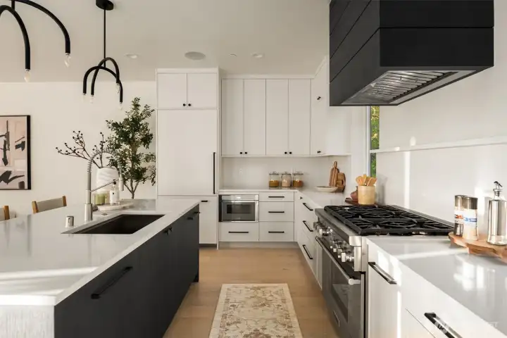 Kitchen on main level