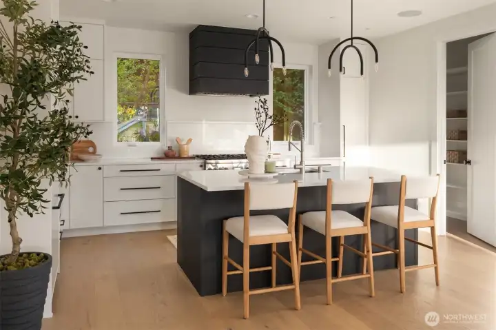 Kitchen on main level